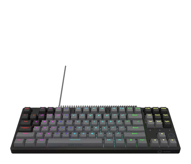 Lorgar Azar 514TKL RGB Czarna LRG-GK514TKL-BK-US - 1326964 - zdjęcie 4